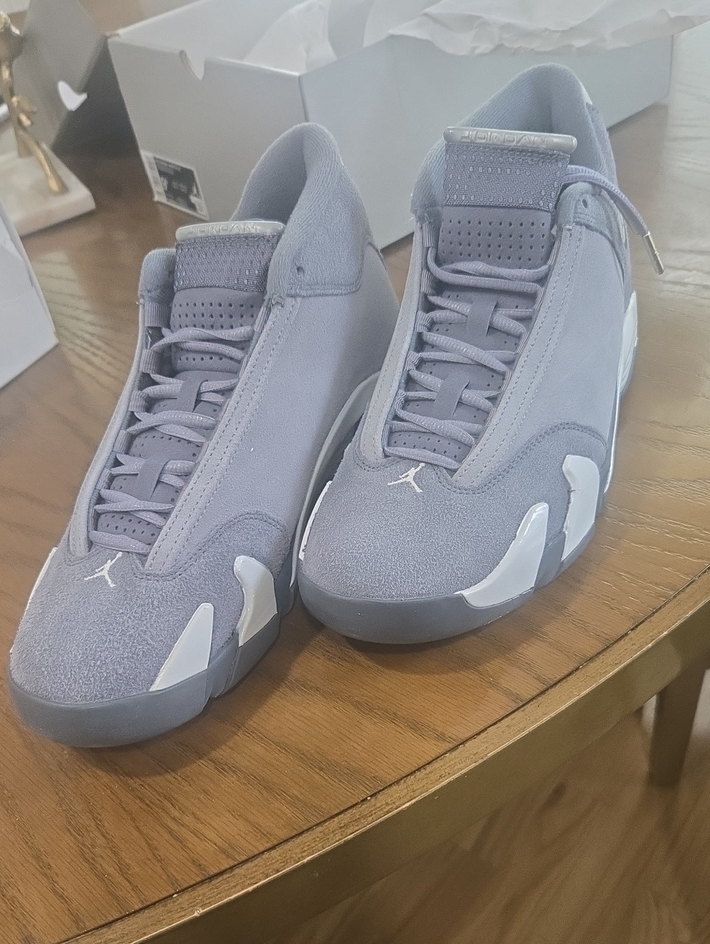 Jordan Men’s Sneakers - Light Gray with White Accents